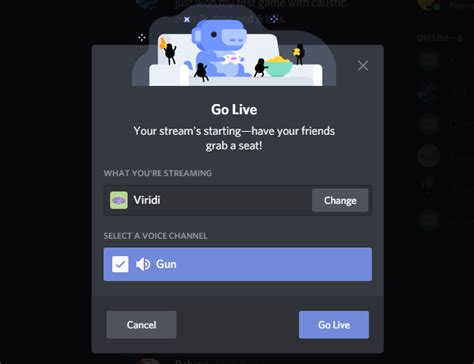 how to watch go live Discord